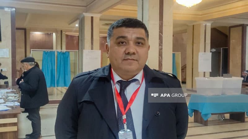Beynəlxalq müşahidəçi: “Azərbaycan xalqının sevinc içində seçkilərə gəldiyini görürük”