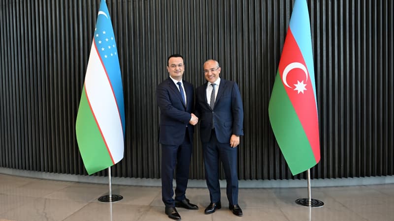 İqtisadiyyat Nazirliyində Özbəkistanın investisiyalar, sənaye və ticarət naziri ilə görüş keçirildi