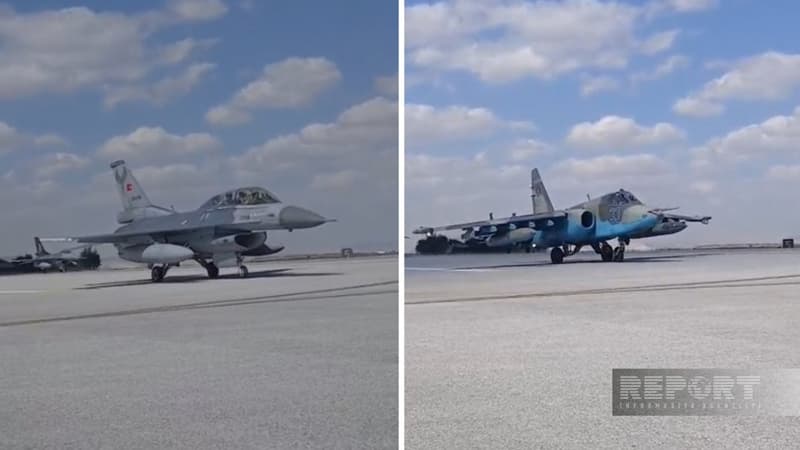 Azərbaycan qırıcıları Konyada "fil yürüşü"ndə iştirak etdi