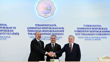 Türkmənistan, Azərbaycan və Özbəkistan arasında yüksəksəviyyəli görüş keçirildi (YENİLƏNİB)