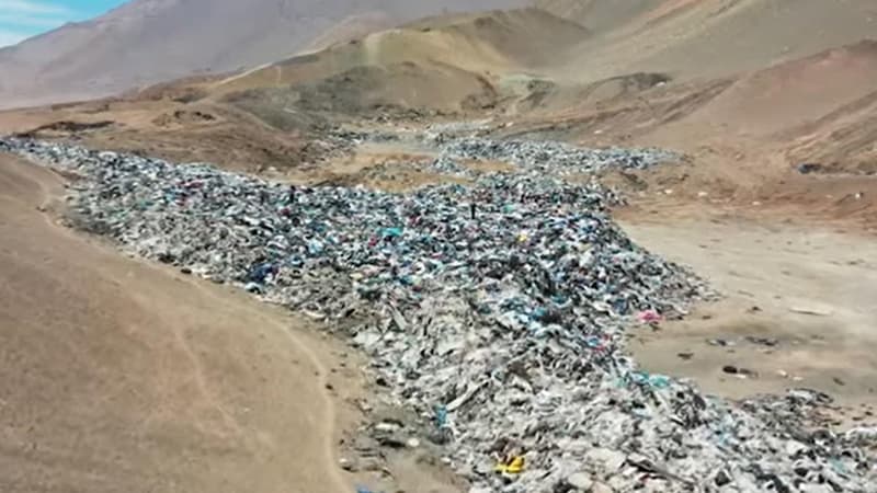 Səhrada kosmosdan görünən paltar dağı: 60 min ton əşya haradan gəlib?