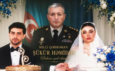 Bu gün Milli Qəhrəman Şükür Həmidovun qızının toyudur