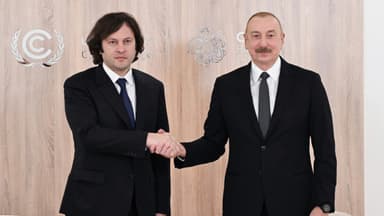 İlham Əliyev İrakli Kobaxidzeyə zəng etdi