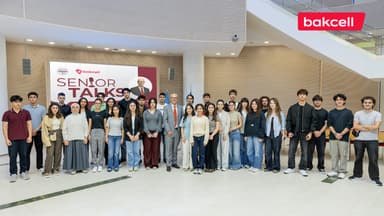 Bakcell-in baş icraçı direktoru ADA Universitetinin tələbələri ilə görüşüb