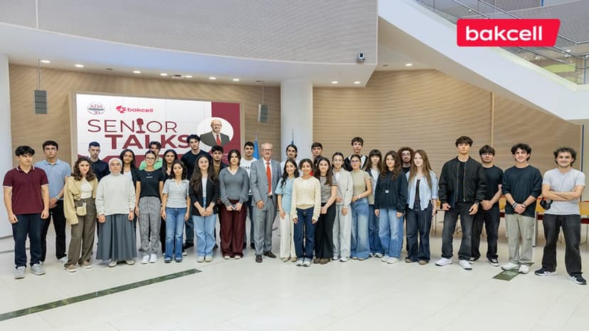 Bakcell-in baş icraçı direktoru ADA Universitetinin tələbələri ilə görüşüb