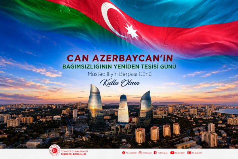 Türkiyə XİN Azərbaycanı təbrik etdi