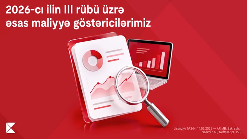 Kapital Bank-ın xalis mənfəəti 2026-cı ilin ilk 9 ayında 29,6% artıb